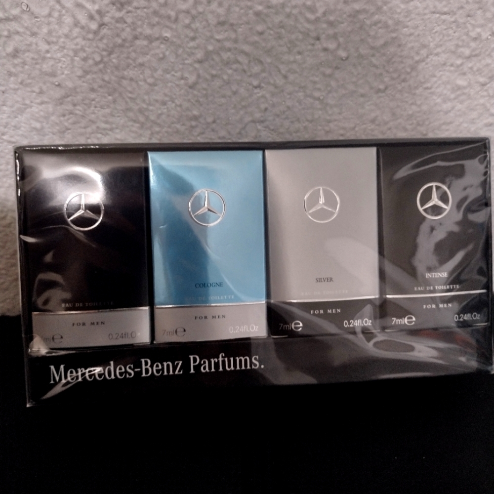 Mercedes Benz men's cologne set of 4